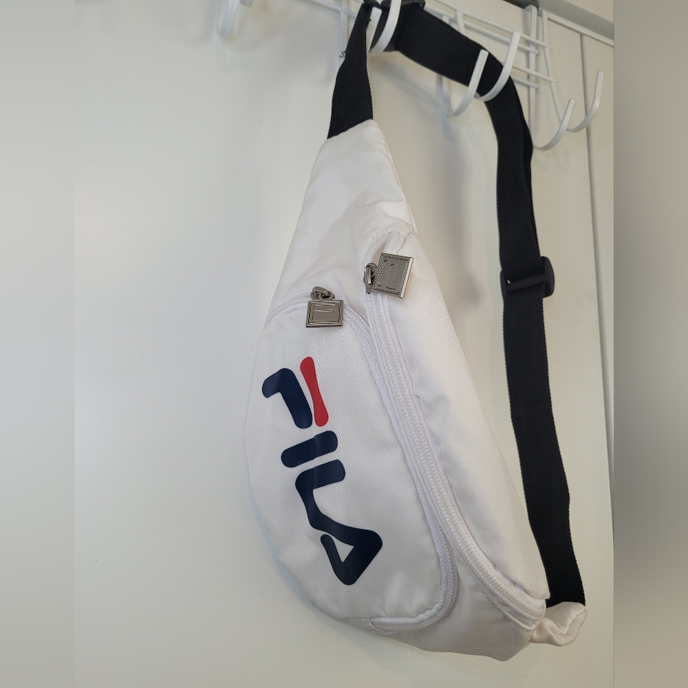 FILA White Waistbag Fannypack